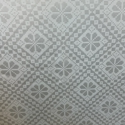 Cream White Satin Telekung